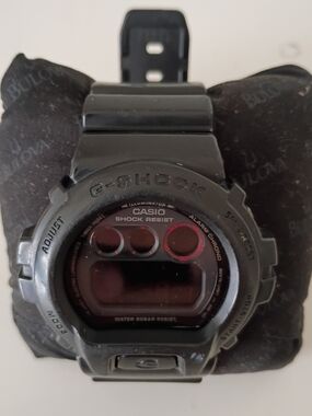 Casio G-Shock Digital Watch - Black with Red Accents
